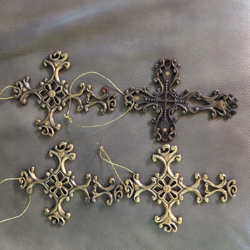 Metal Hanging Crosses